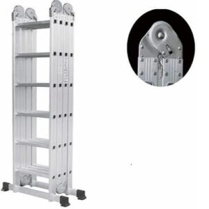 Foldable 4by6 Aluminium Ladder 24ft